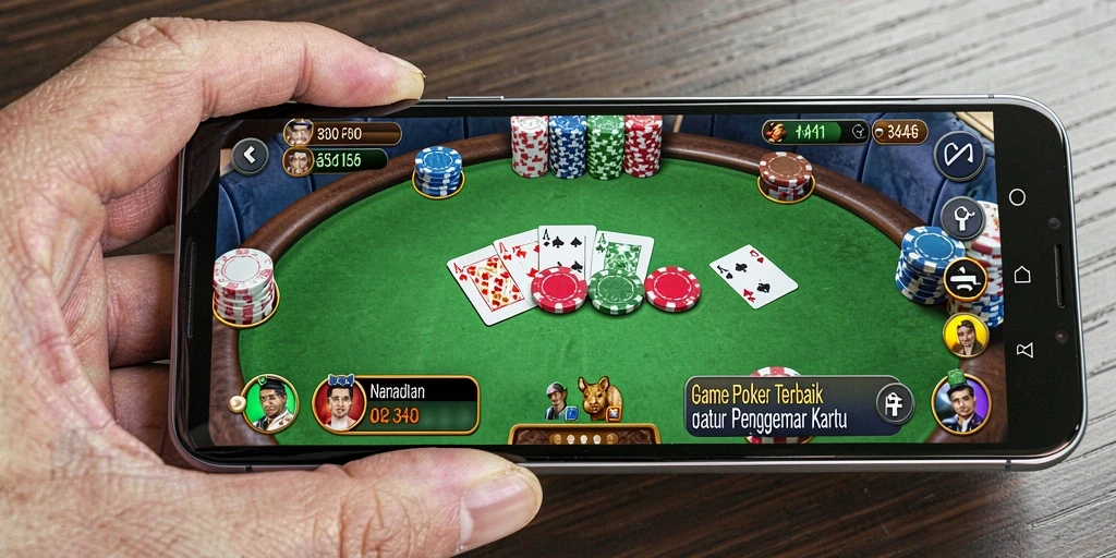 Tampilan gameplay menarik dari game Poker 3446.