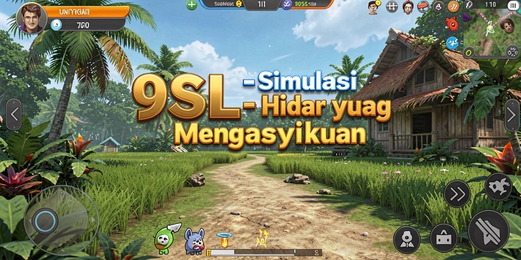 Tangkapan layar utama dari gameplay 9SL yang menarik dan interaktif.