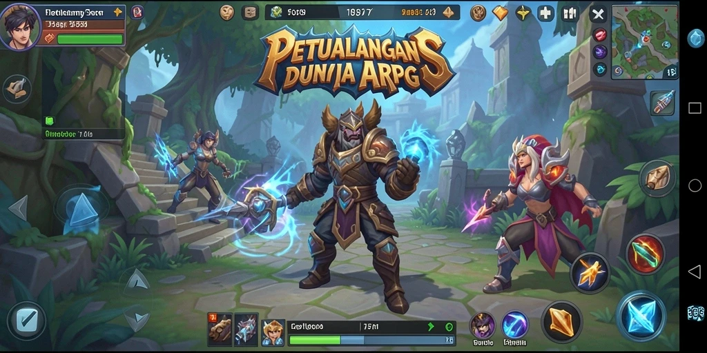 Tampilan gameplay ARPG yang menegangkan dan seru di FO8.
