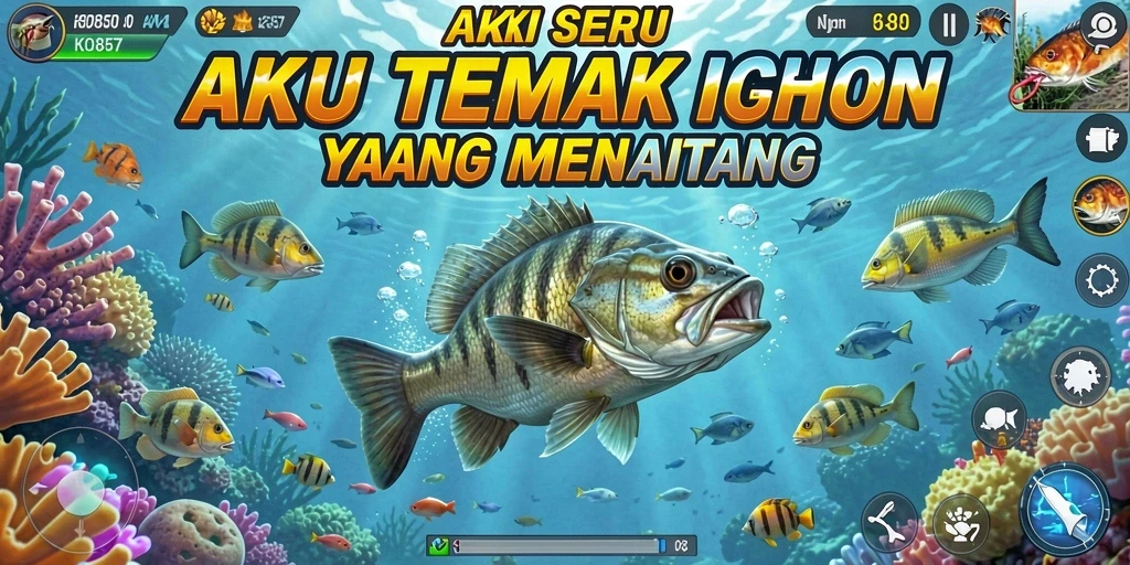 Tampilan grafis menarik dalam gameplay Tembak Ikan KO857.