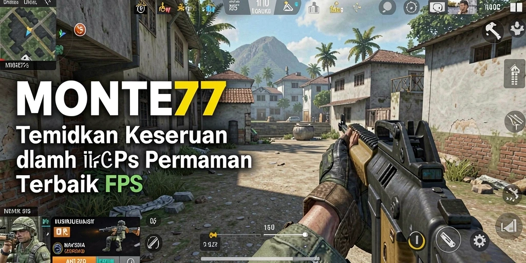 Tampilan mendebarkan gameplay MONTE77 dengan aksi pertempuran yang intens.