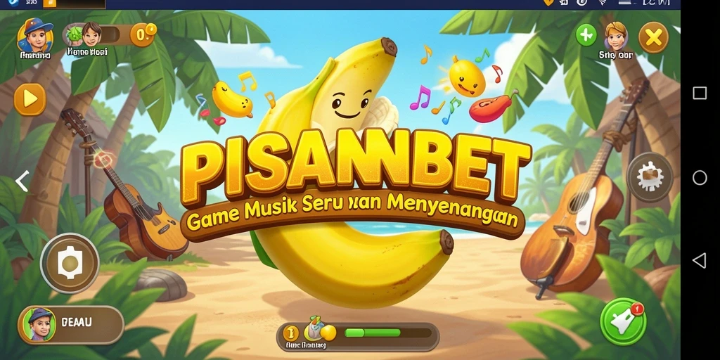 Screenshot PISANGBET menampilkan gameplay musik yang seru dan interaktif.
