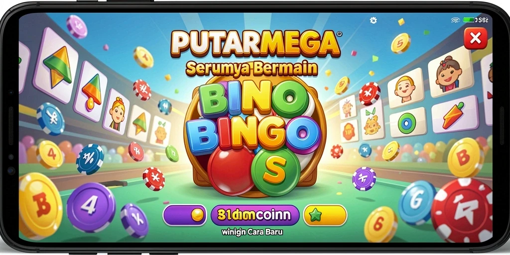 Gambaran tampilan gameplay seru dalam PUTARMEGA Bingo.