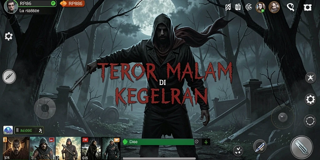Gameplay RP886 yang mencekam dan penuh ketegangan.