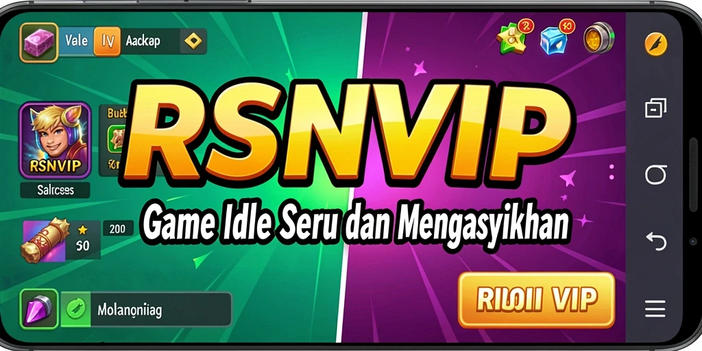 Screenshot RSNVIP menampilkan gameplay Idle yang menarik dan interaktif.