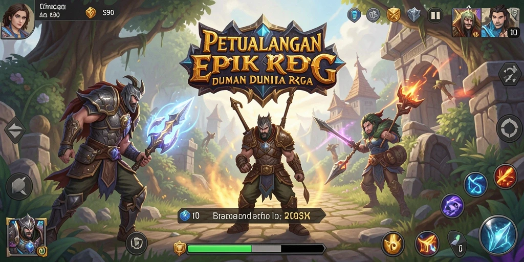 Tampilan gameplay S80 yang menegangkan dalam pertempuran RPG.