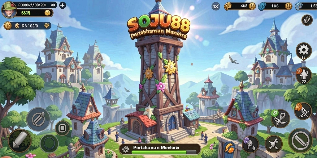 Menaklukkan musuh dengan strategi menara yang tepat di SOJU88.