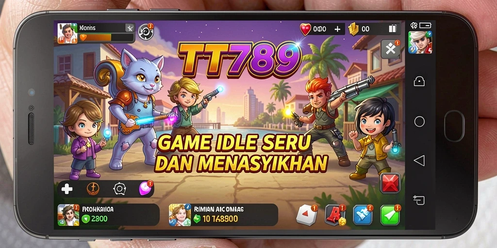 Screenshot gameplay TT789 menampilkan karakter dalam aksi Idle yang menarik.