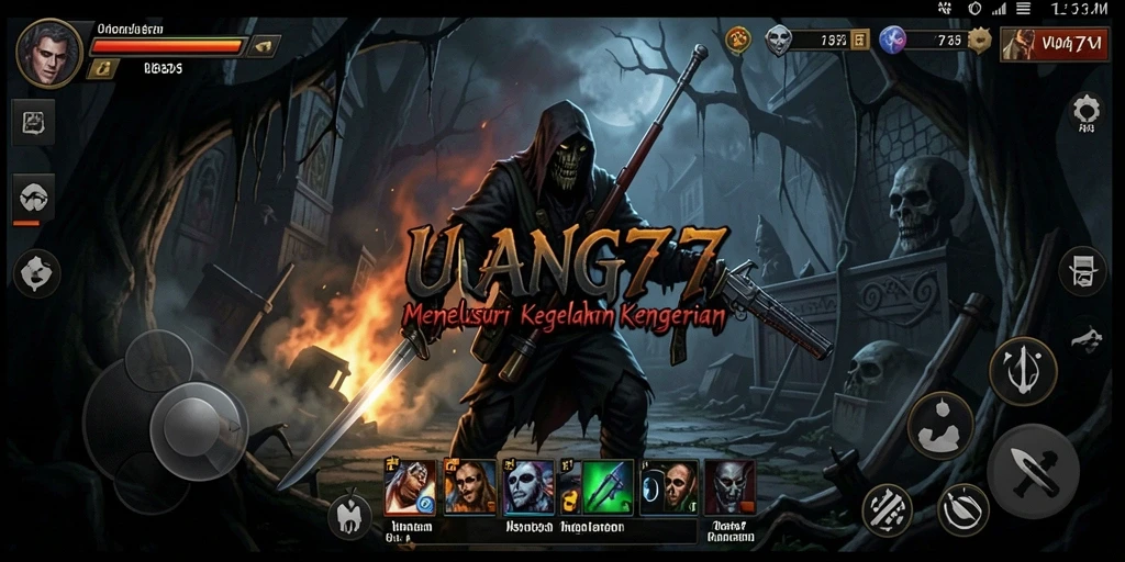 Gameplay UANG77 yang menegangkan menampilkan suasana horor yang mencekam.