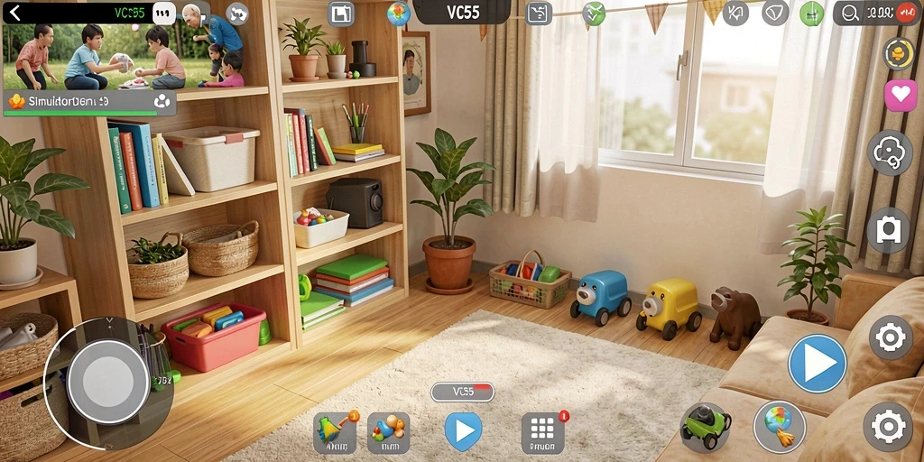 Tampilan screenshot gameplay VC55 yang menarik dan interaktif.